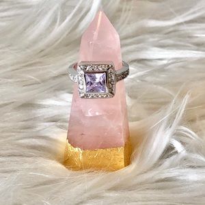 Lia Sophia amethyst ring